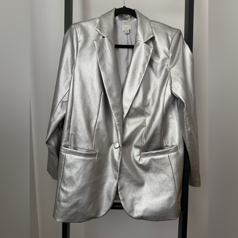 Silver Blazer size medium